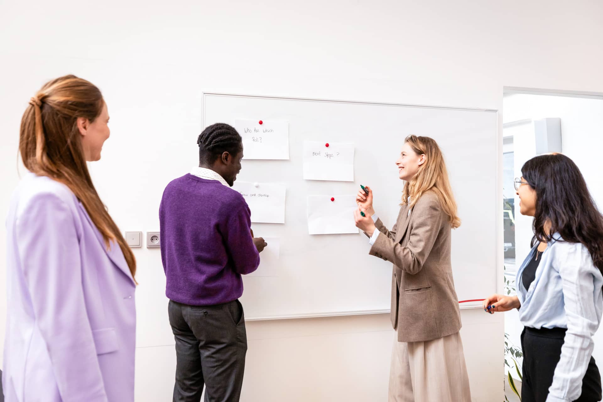 Bild zeigt eine Workshop Situation